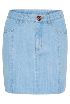 VellaGZ Short Skirt - Light Blue Washed