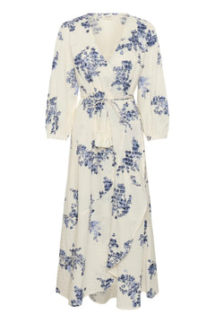 Alyapw Dr - Blue Shadow Flower Print