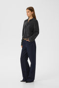 GZalpha Polo Pullover - Charcoal Melange