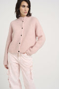 Alphagz Short Cardigan - Rose Grey Melange