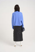 Alphagz Short Cardigan - Wedgewood Melange