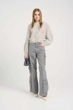ZeniaGZ Pullover - Ultra Light Grey Mélange