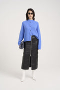 Alphagz Short Cardigan - Wedgewood Melange
