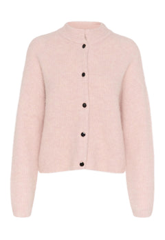 Alphagz Short Cardigan - Rose Grey Melange