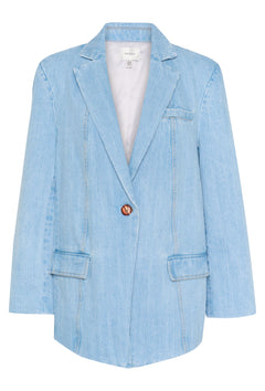 VellaGZ Oz Blazer - Light Blue Washed