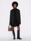 Tine Fluffy Cardigan - Black