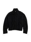 Tine Fluffy Cardigan - Black