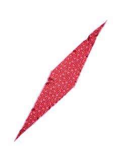 Asflora Diamond Scarf - Garnet Red