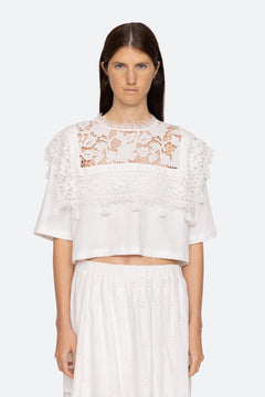 Joah Embroidery T-Shirt - White