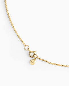 Emerlald Chain Necklace - Gold