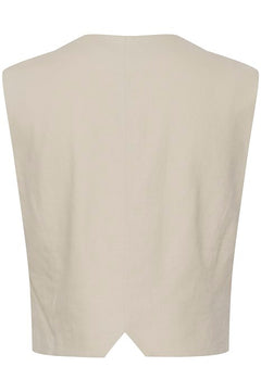 LizaGZ Linen Waistcoat - Ancient Scroll