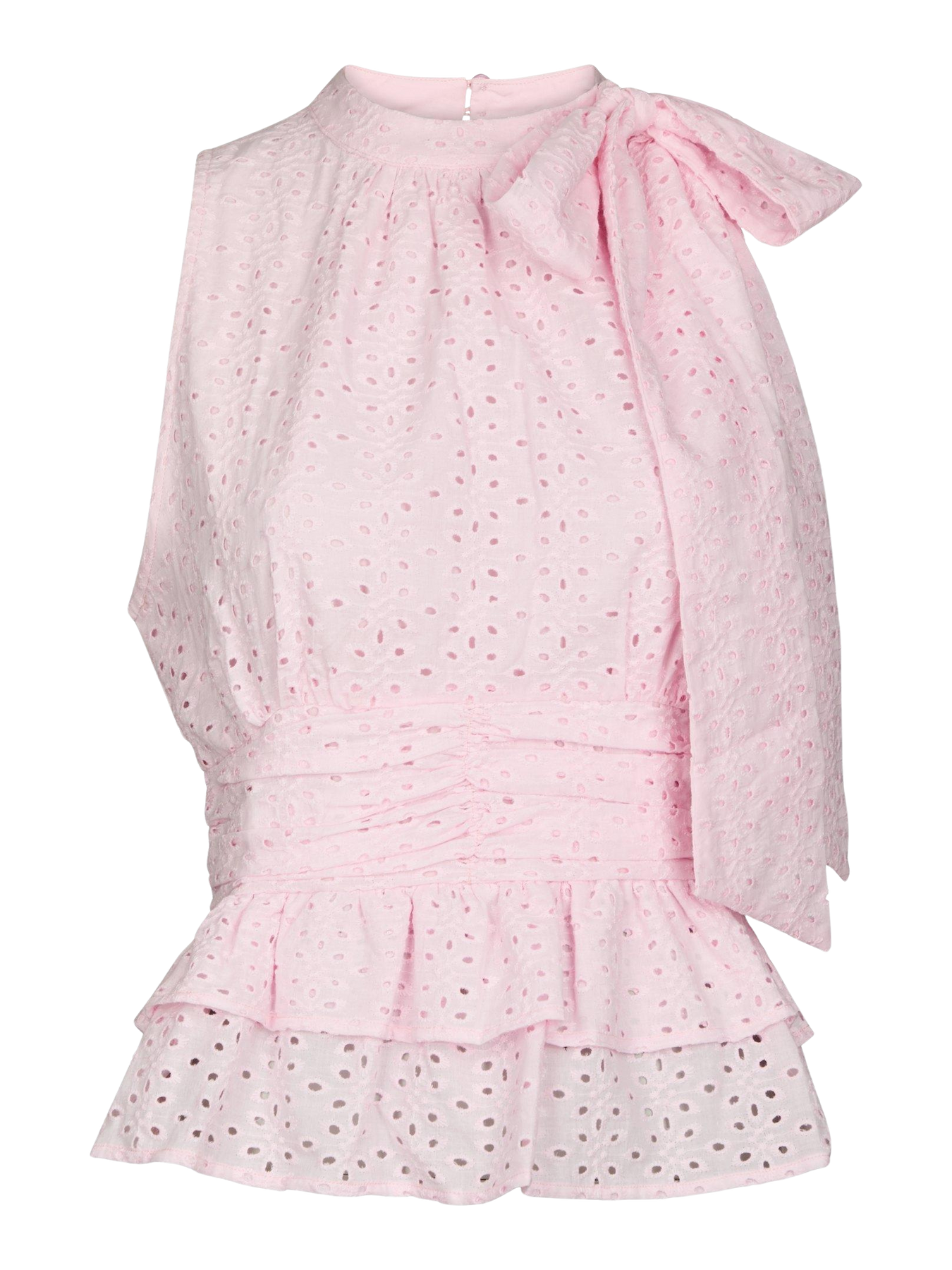 Ansol Emb Top - Light Pink