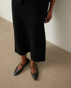 Camila - Leather Black