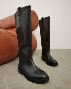 Frances - Leather Black