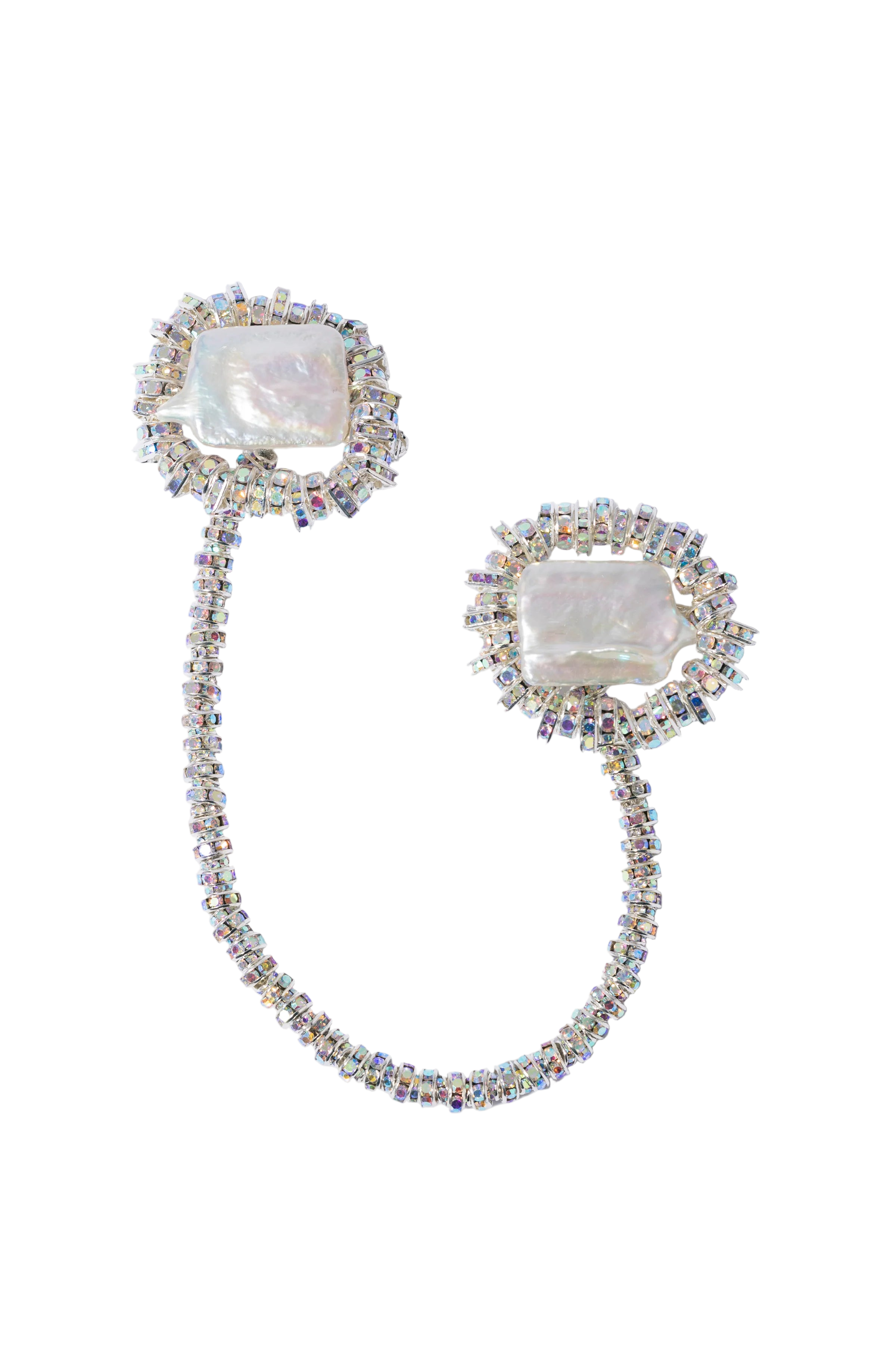 Silencio Chained Brooch - Silver