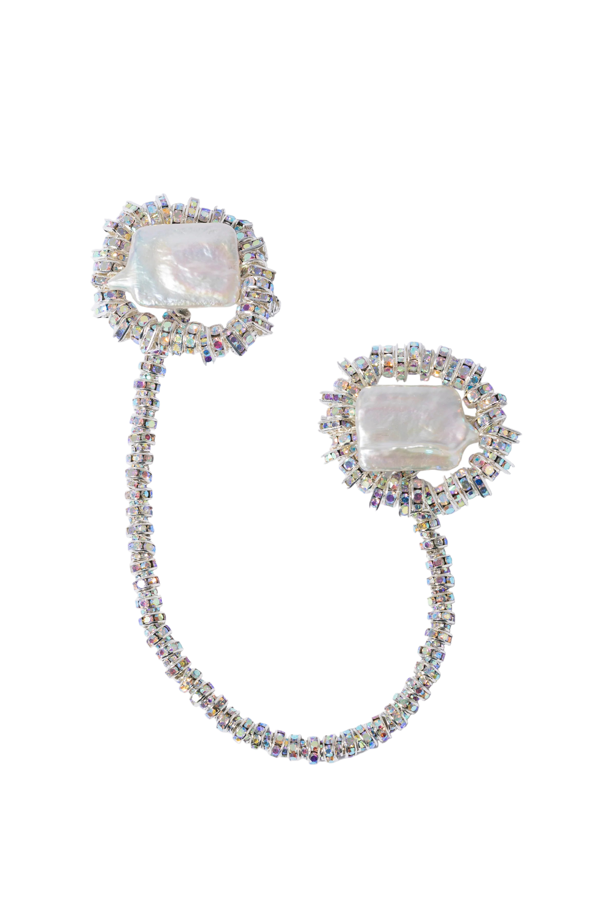 Silencio Chained Brooch - Silver