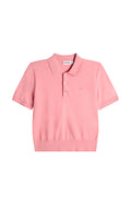 Blake Ss Knit Polo - Flamingo Plume