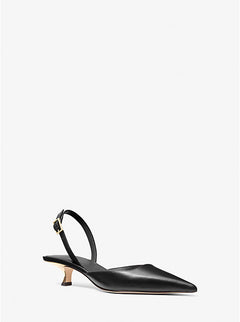 Luna Kitten Sling Pump - Black