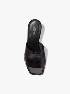 Lara Kitten Sandal - Black