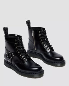 1460 Harness 8 Eye Boot - Black