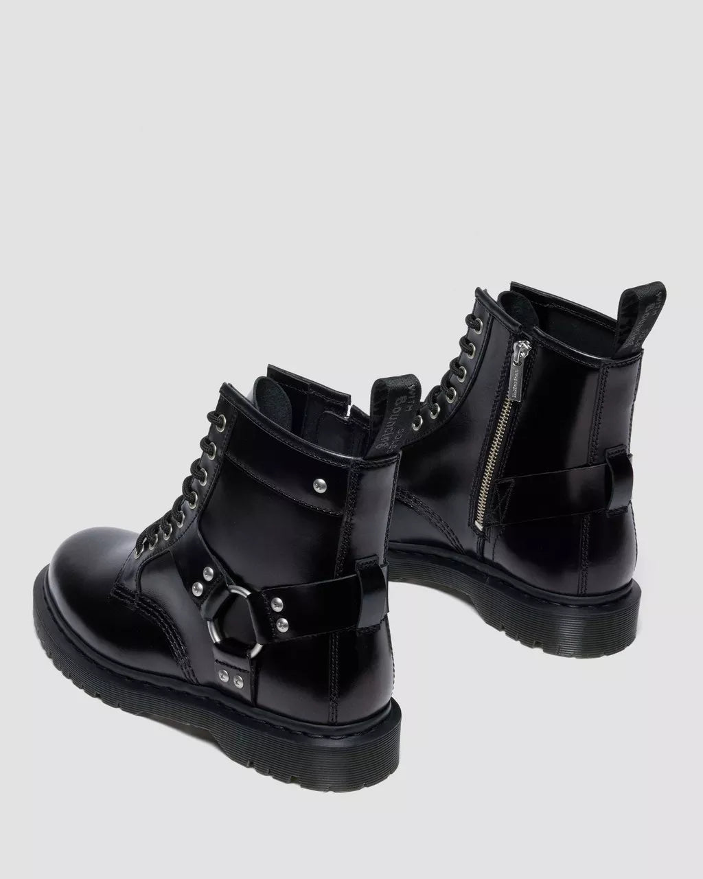 1460 Harness 8 Eye Boot - Black