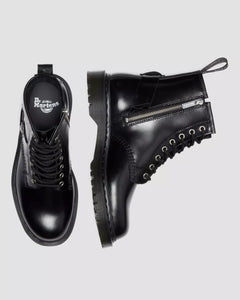 1460 Harness 8 Eye Boot - Black