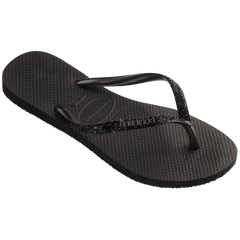 H. Slim Glitter II - Black/Black