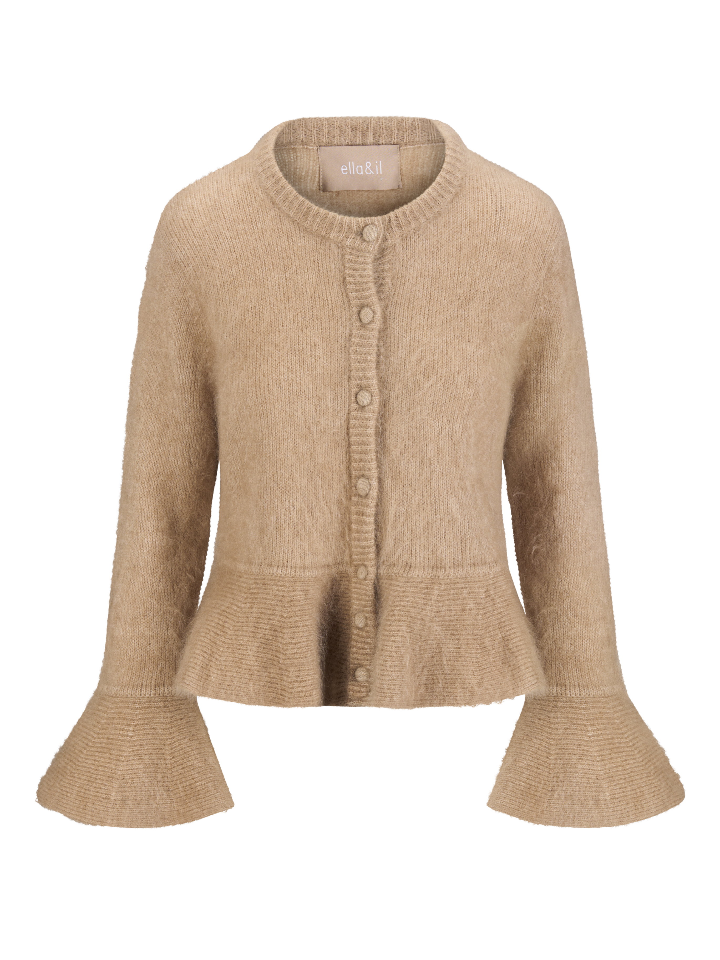 Maren Chunky Cardigan - Hazel Beige