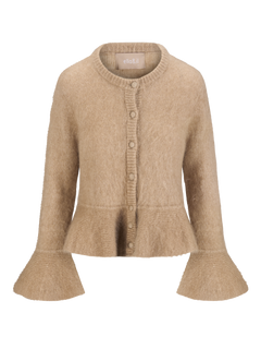 Maren Chunky Cardigan - Hazel Beige