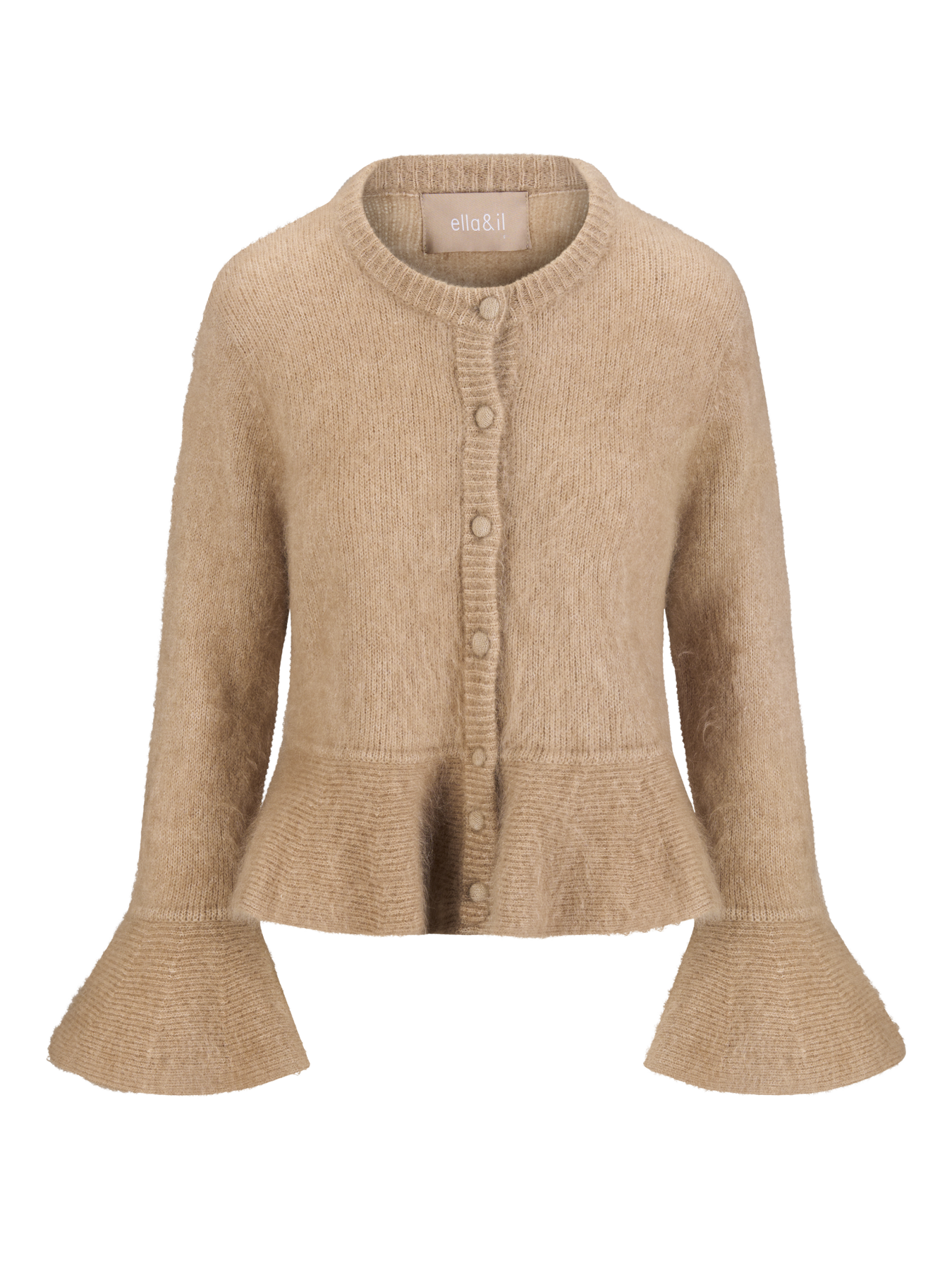 Maren Chunky Cardigan - Hazel Beige