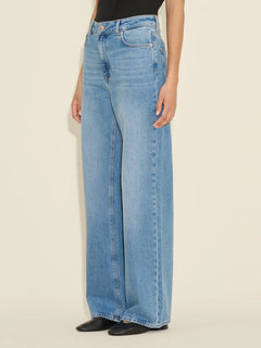 W Wide Jeans - Lt. Blue