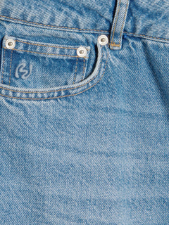 W Wide Jeans - Lt. Blue