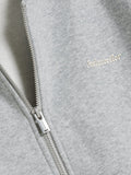 W Regular Zip Hoodie - Grey Mix