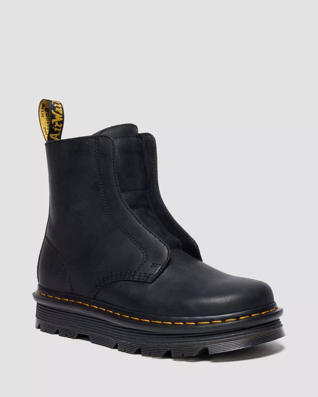 Zebzag Lace Less Laceless Boot - Black Wyoming