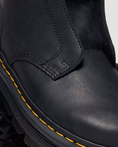 Zebzag Lace Less Laceless Boot - Black Wyoming
