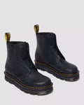 Zebzag Lace Less Laceless Boot - Black Wyoming