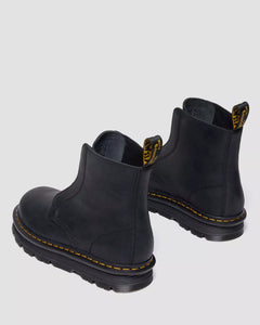 Zebzag Lace Less Laceless Boot - Black Wyoming