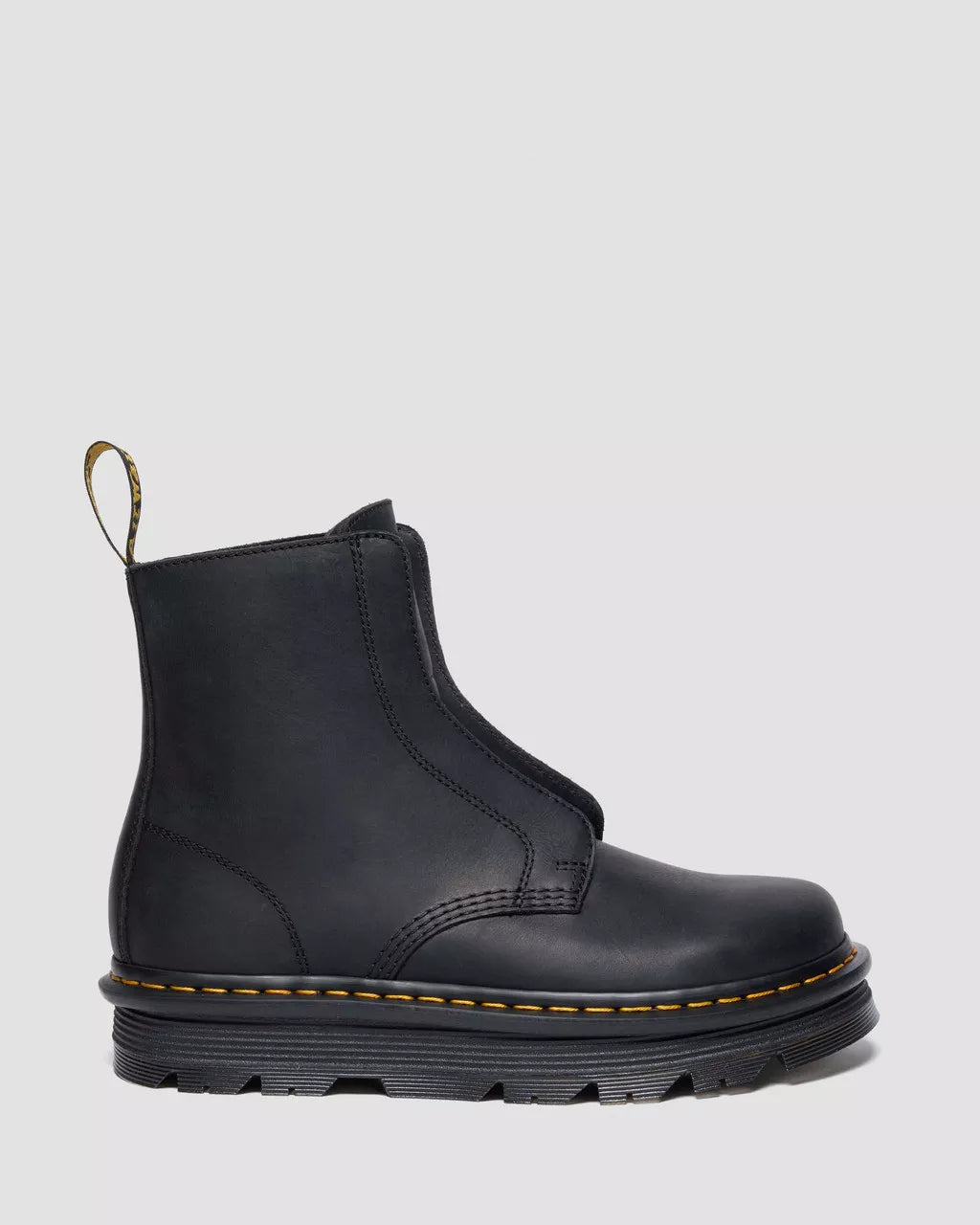 Zebzag Lace Less Laceless Boot - Black Wyoming