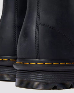 Zebzag Lace Less Laceless Boot - Black Wyoming