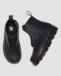 Zebzag Lace Less Laceless Boot - Black Wyoming