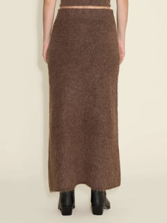 Fure Fluffy Skirt - Dark Brown
