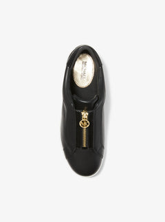 Keaton Zip Slip On - Black