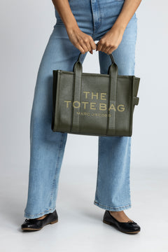 The Leather Medium Tote - Forest