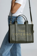 The Leather Medium Tote - Forest