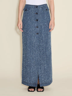 Uma Long Skirt - Blue