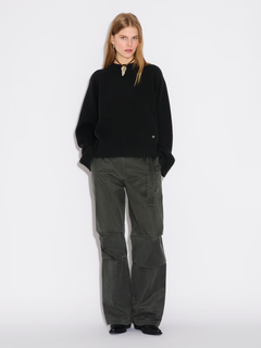 W. Wool Crew - Black