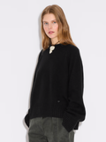 W. Wool Crew - Black