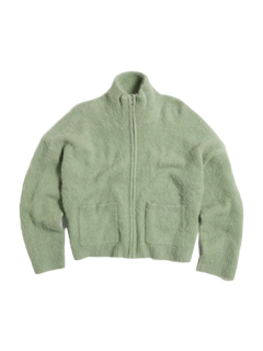 Tine Fluffy Cardigan - Green