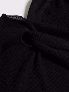 Moon Draped Ls - Black