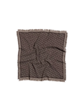 Fine Wool Scarf Monogram - Brown Mix